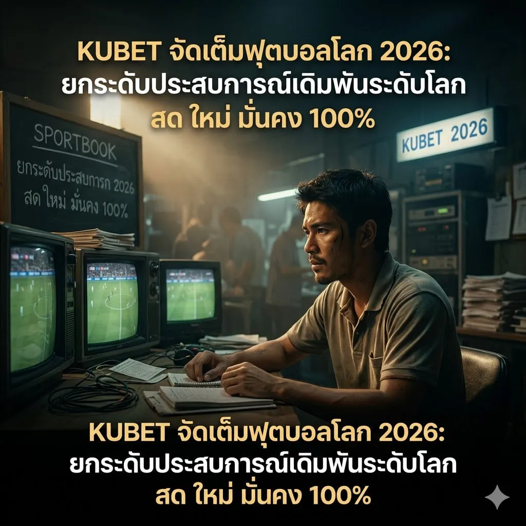 KUBET จัดเต็มฟุตบอลโลก 2026: ยกระดับประสบการณ์เดิมพันระดับโลก สด ใหม่ มั่นคง 100%