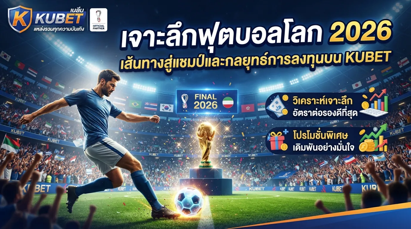 เจาะลึกฟุตบอลโลก 2026: เส้นทางสู่แชมป์และกลยุทธ์การลงทุนบน KUBET