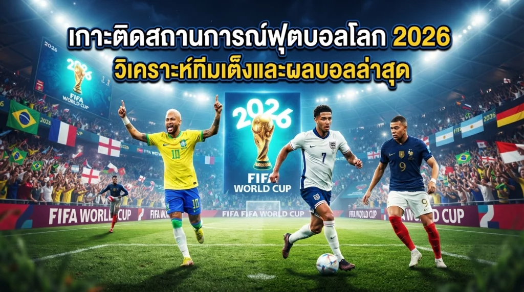 เกาะติดสถานการณ์ฟุตบอลโลก 2026: วิเคราะห์ทีมเต็งและผลบอลล่าสุด