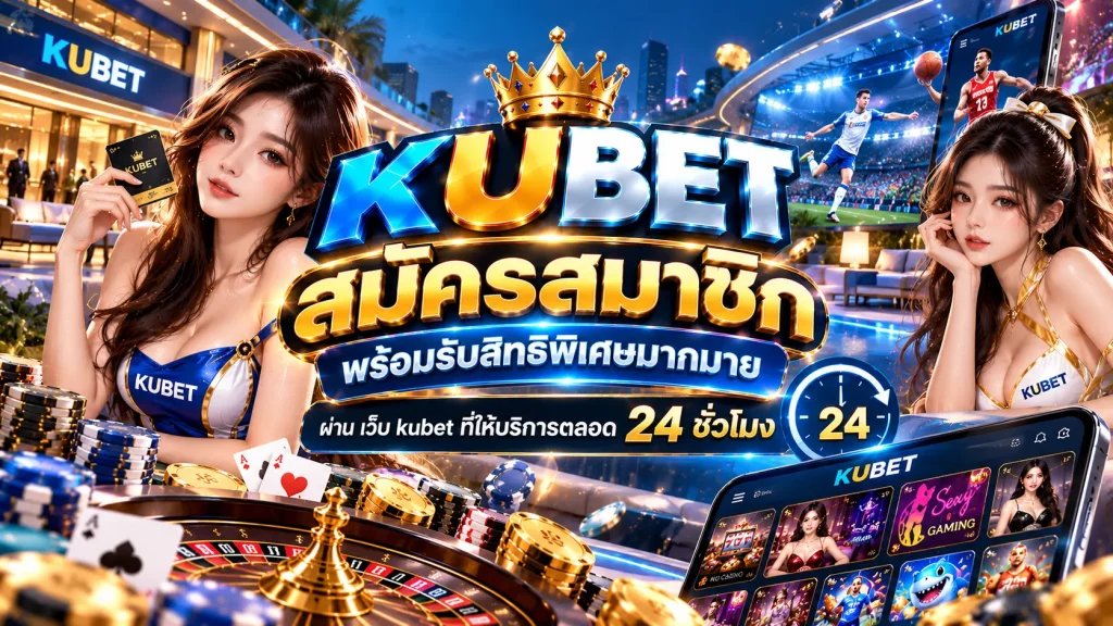 สมัครสมาชิก KUBET พร้อมรับสิทธิพิเศษมากมายผ่าน เว็บ kubet ที่ให้บริการตลอด 24 ชั่วโมง